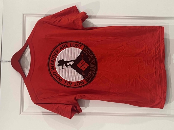 Columbia Mens Short Sleeve Red T Shirt Size M - Picture 4 of 5